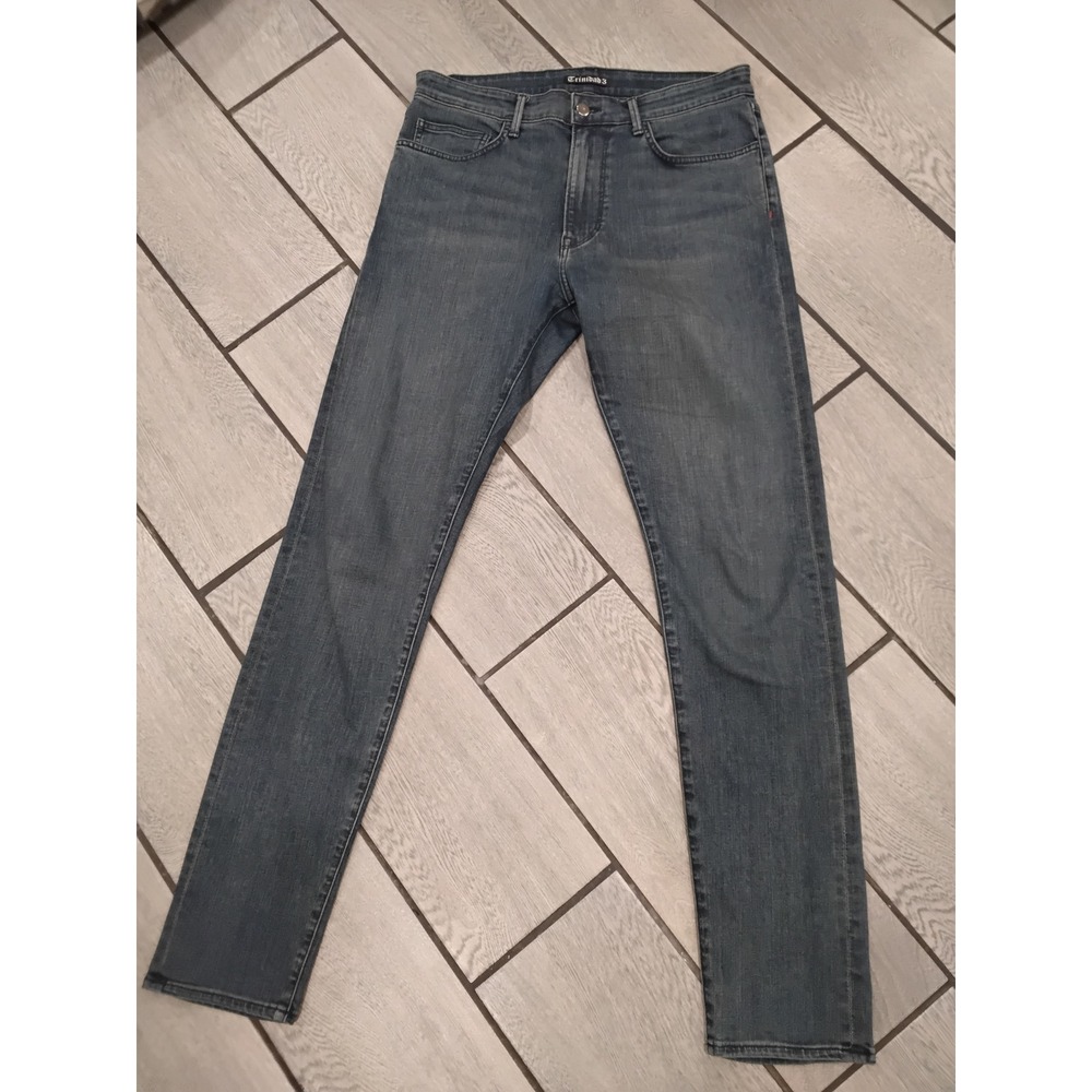 Trinidad3 Mens Slim Fit Blue Jeans Made in USA Size 32